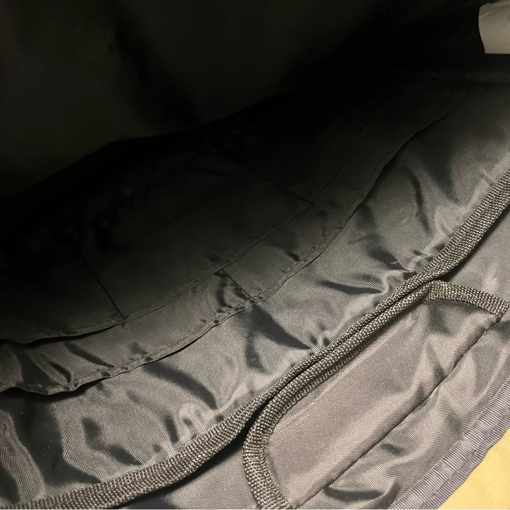 GNBI Canvas Briefcase with Leather Trim
